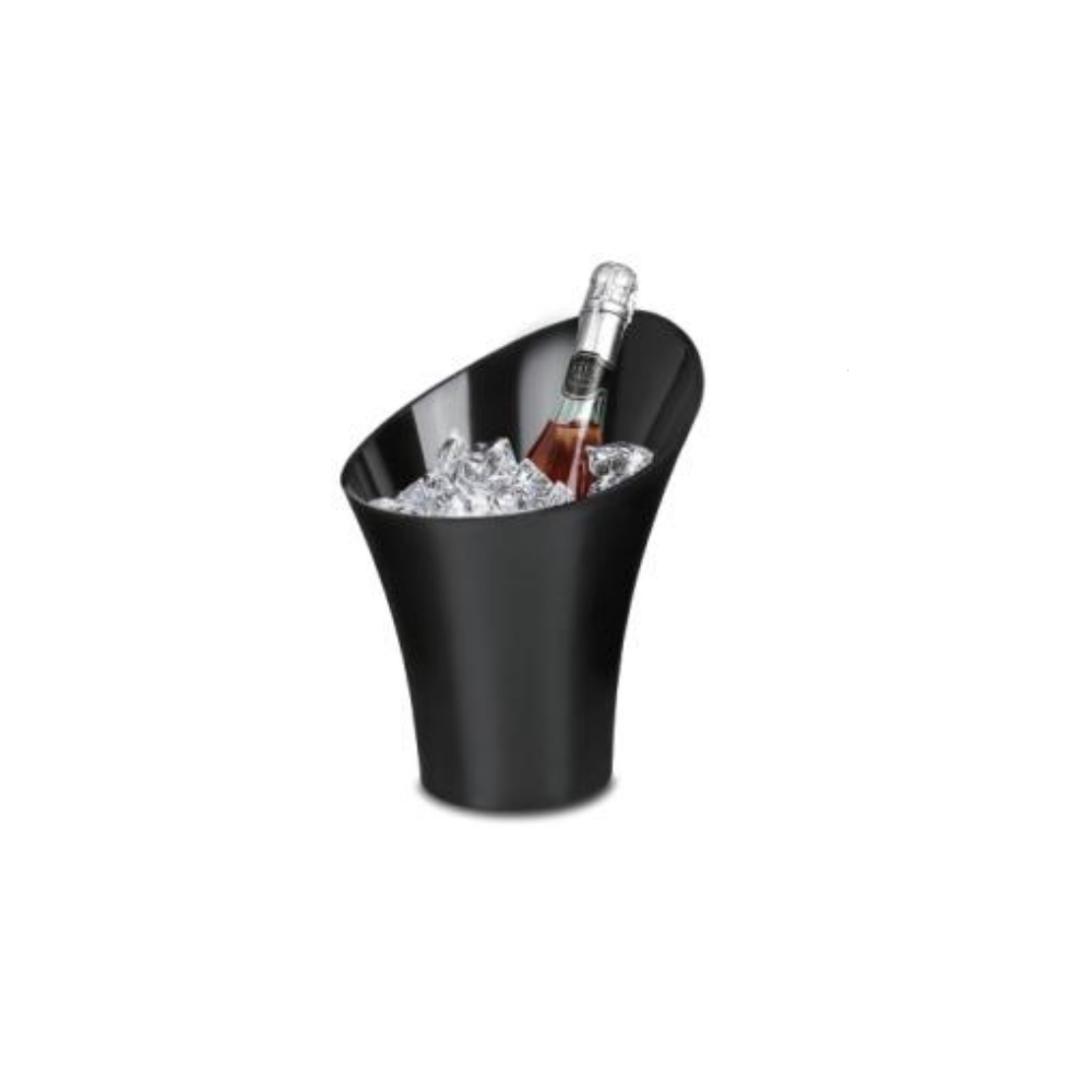 Polystyrene Flute Champagne Bucket 5.0L - Black