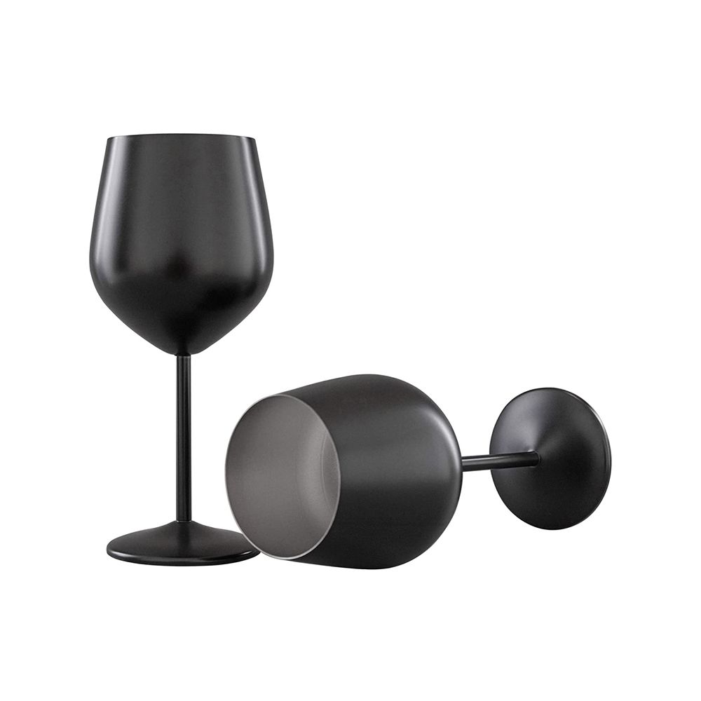 Black Wine Aluminum Glass
