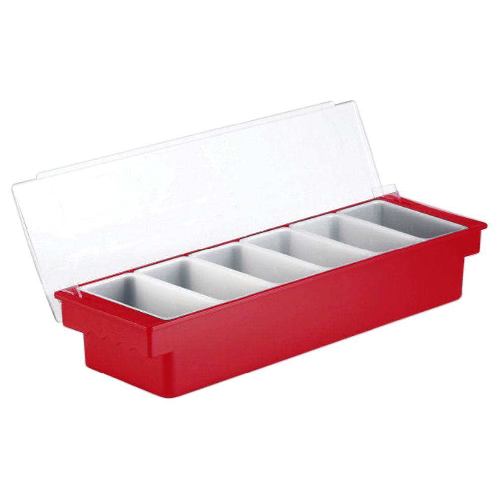 Red Condiment Trays