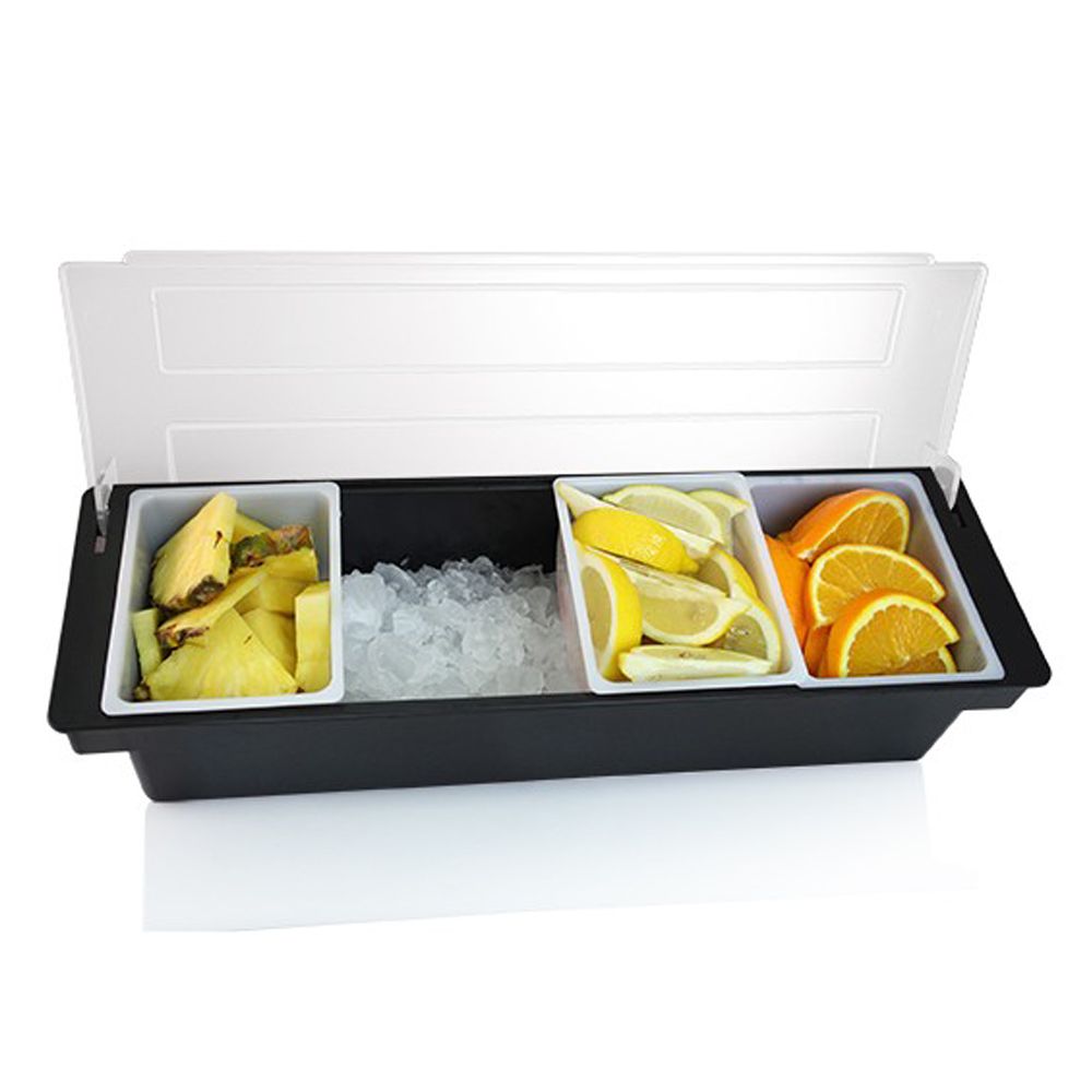 Black Condiment Trays