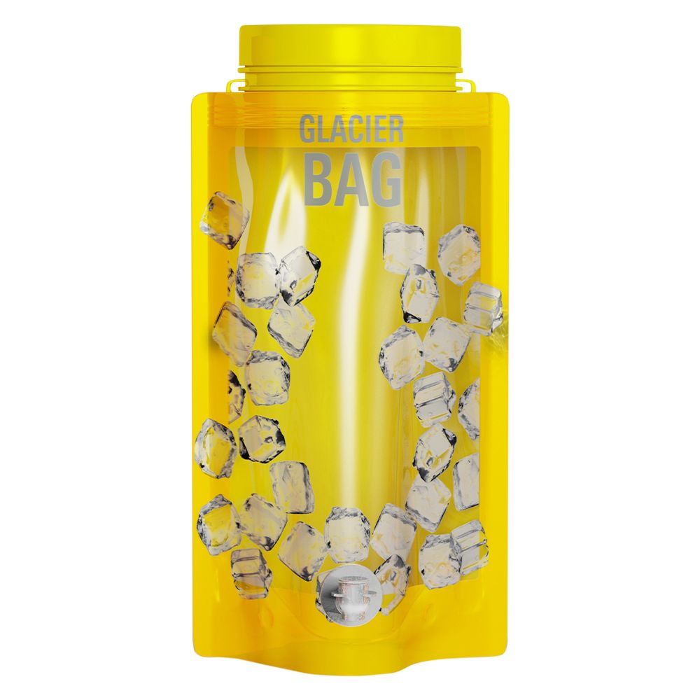 Single Bottle Yellow Glacier Bag